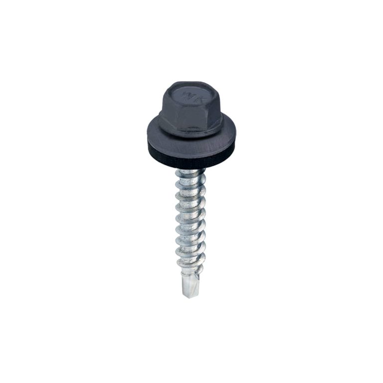 Coated roofing screws RAL7016 4.8mm x 19mm