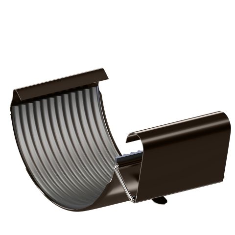 Steel gutter connector