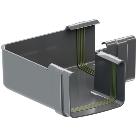 PVC 90° gutter corner