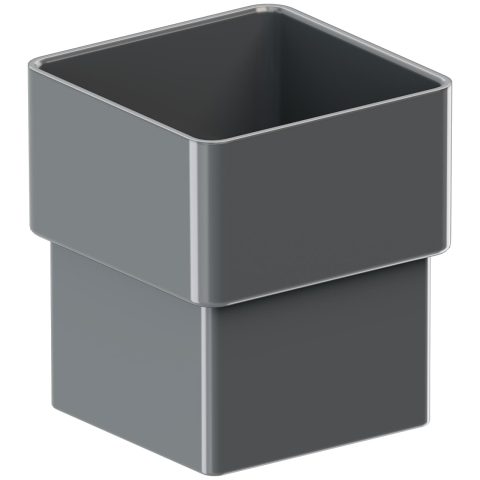 PVC square downpipe connector