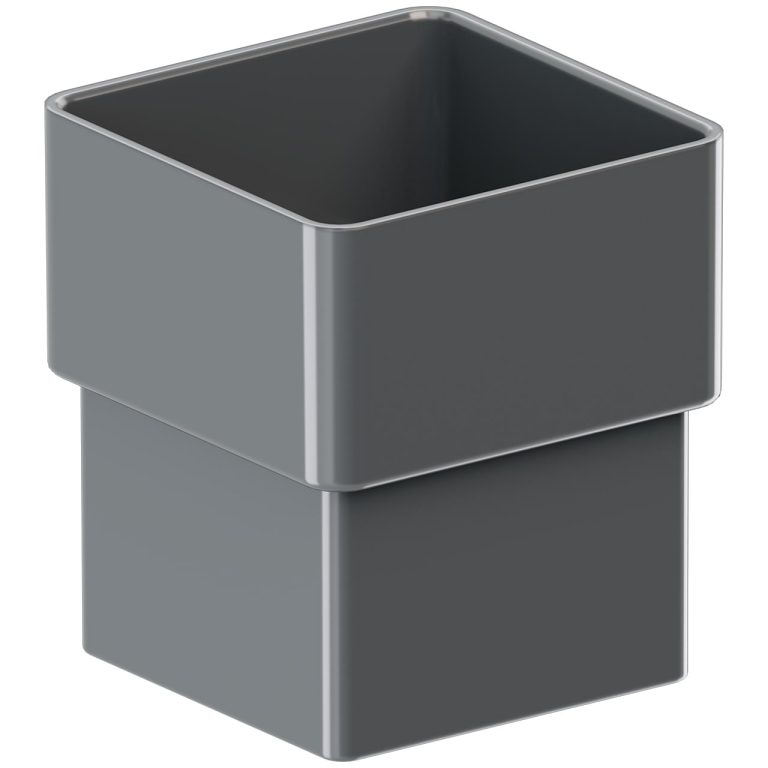 PVC square downpipe connector