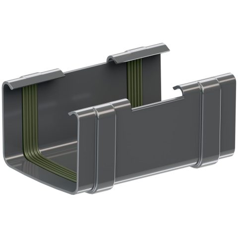PVC square gutter connector