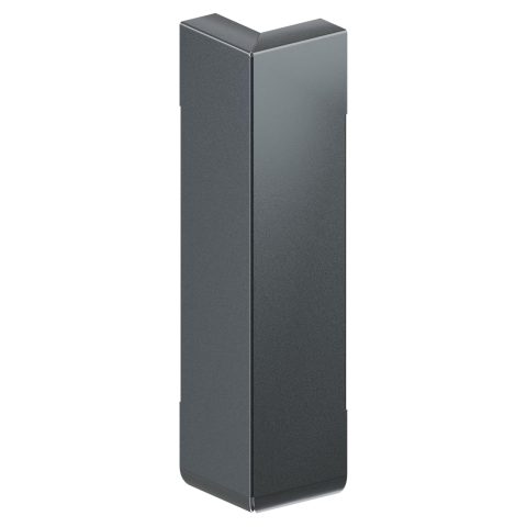 Steel outer fascia corner