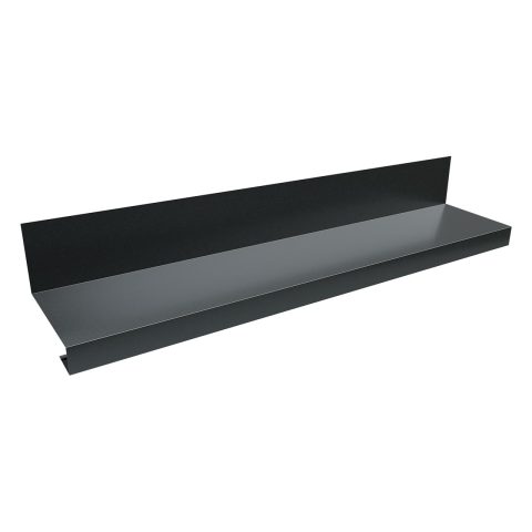 Steel roof soffit trim
