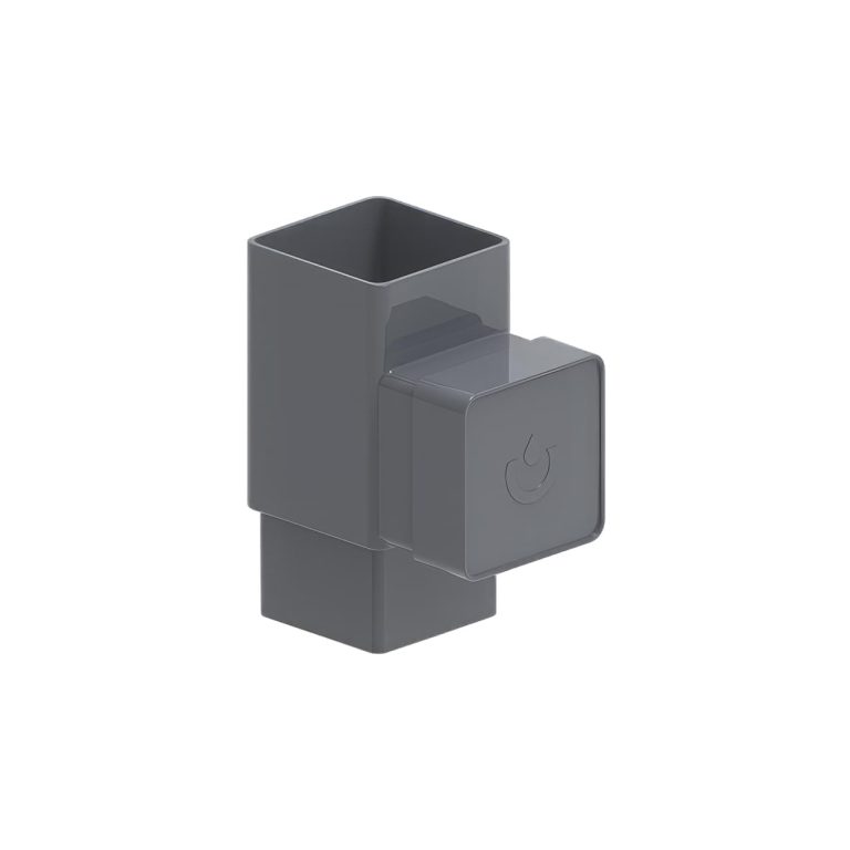 Steel downpipe inspection access point