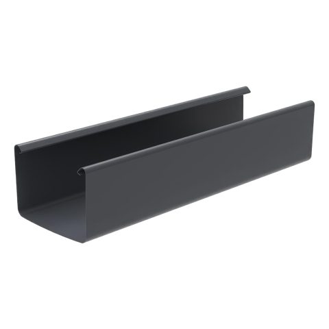 Steel square gutter