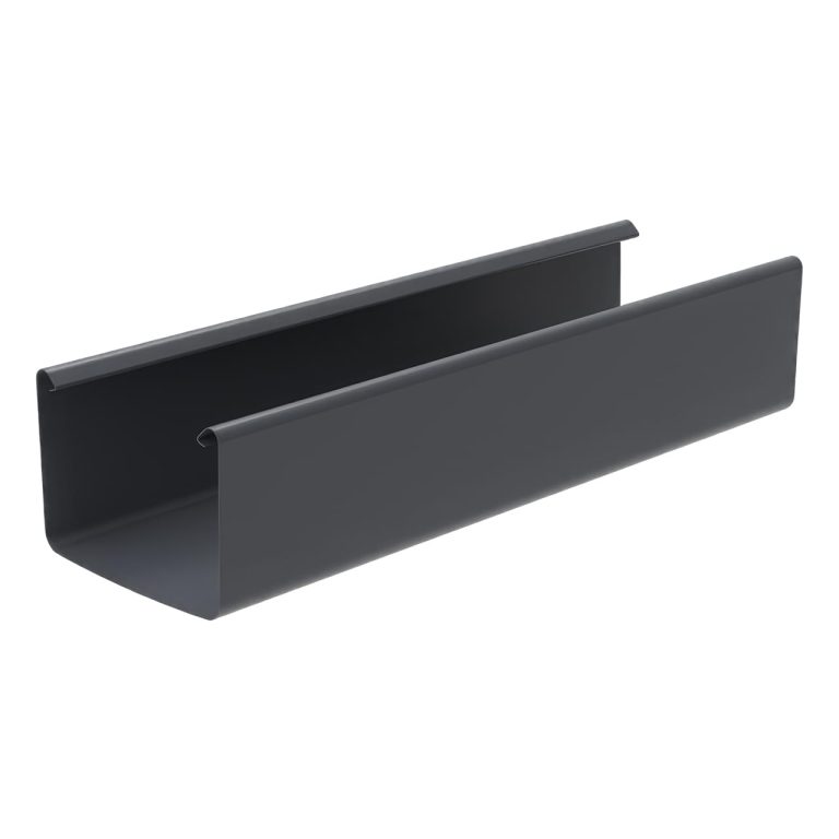 Steel square gutter
